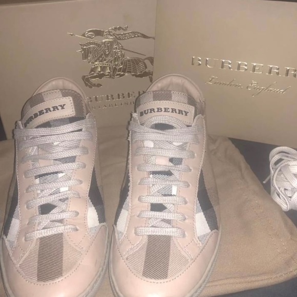 Burberry Shoes - Burberry Check Sneakers